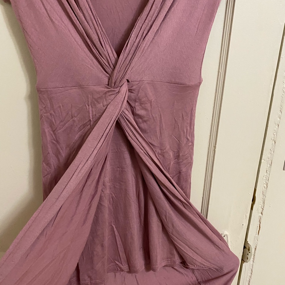Pink V neck Dress 👗 - Picture 2 of 4
